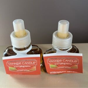 Two New Yankee Candle Autumn Leaves Plug In Scented Refills